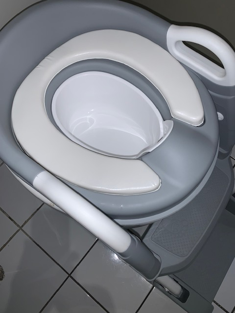 Asiento reductor de wc con escalera